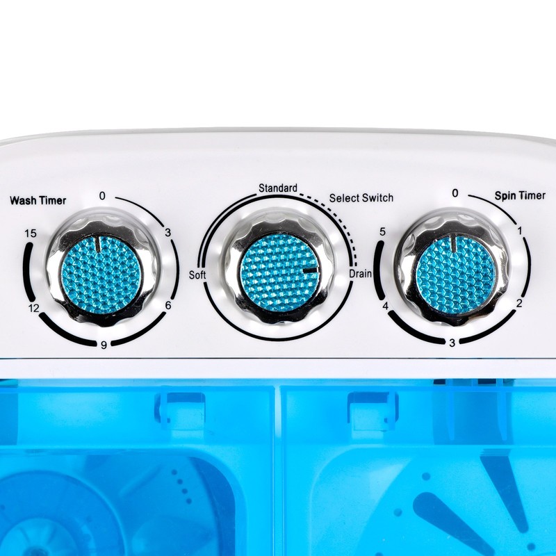 10lbs Washing Machine Compact lightweight Portable Washer w/ Spin Cycle Dryer gallery