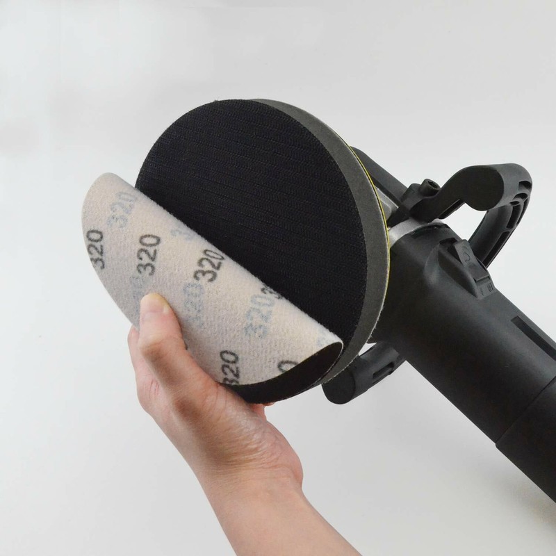 6 inch Soft Foam Interface Sanding Disc Sander Buffer Hook and Loop Backing Pad gallery