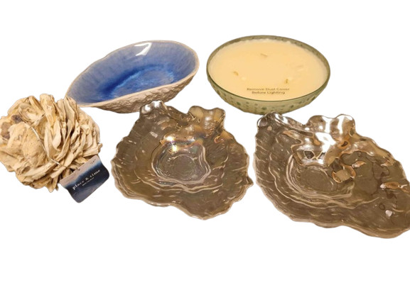 place & time Home Decor Set/Into the Blue Collection/5pc gallery