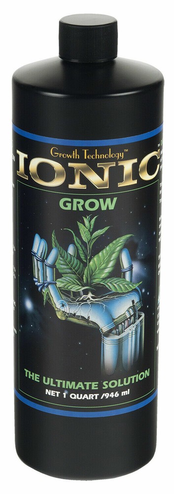 Growth Technology Ionic Grow Hydrodynamics Nutrient - 1 Quart