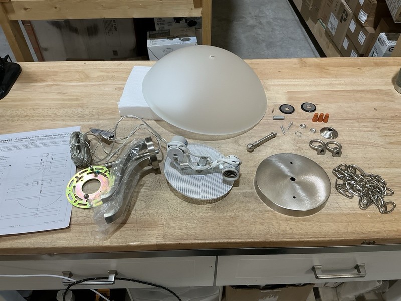 Progress Lighting Laird Collection 2-Light Brushed Nickel Semi-Flush Mount gallery