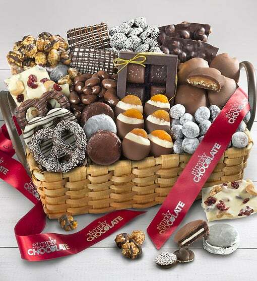 Chocolate Deluxe Splendid Sweets Basket-Truly Impressive Decadent Sweets Present gallery