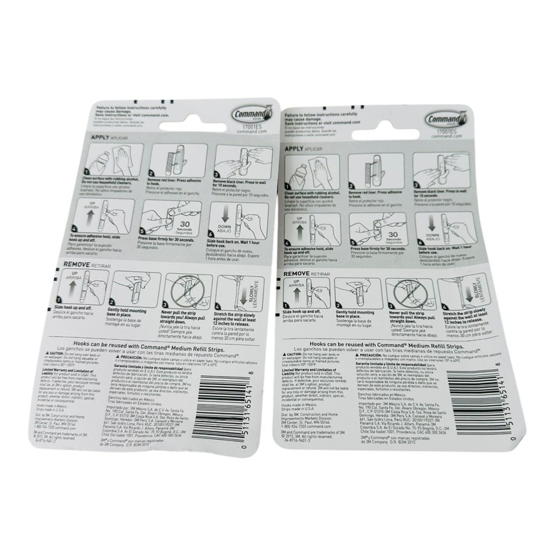 4 Hooks Command Medium Utility Hooks White General Purpose Hooks & Strips gallery