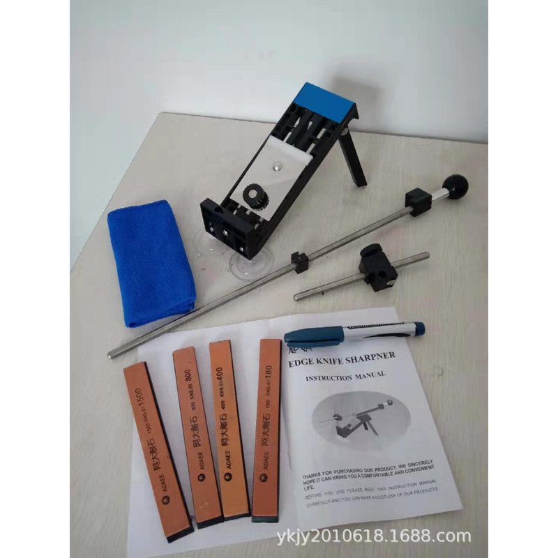 Fixed Angle Knife Sharpener System - 4 Stone Kit - Pro Sharpening Guide gallery
