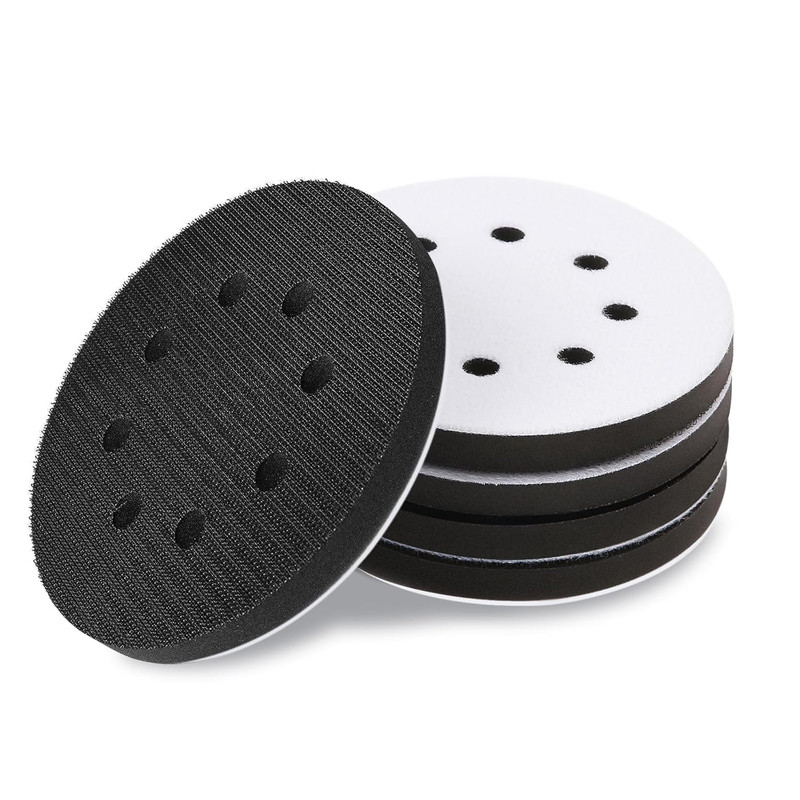 5 Pack 5 Inch Soft Sponge Interface Pad for Sanding Pad Hook&Loop Sanding Discs gallery