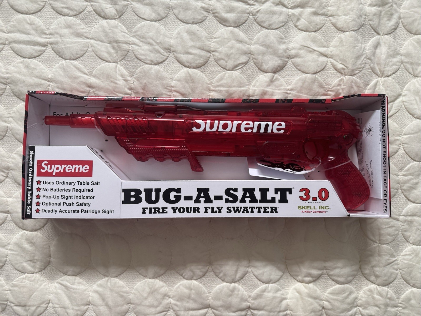 Supreme Bug-a-Salt 3.0 SS26 Bug Table Salt Gun IN HAND gallery