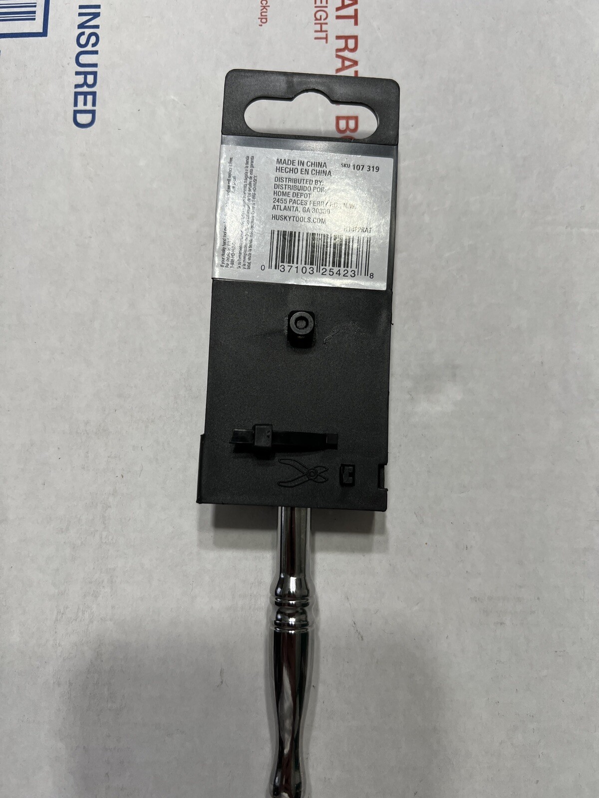 Husky Ratchet Low Profile Quick Release Tool 1/4 In Full Polish SHIPS FREE!! gallery