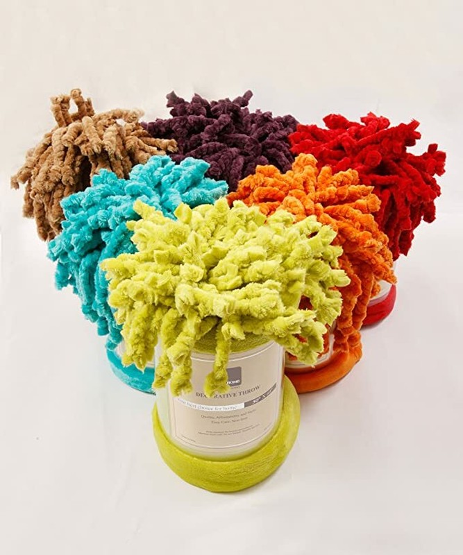 Throw Blankets Couch Cover Flannel Fleece Throw with Braided Rope Fringe Tassels gallery