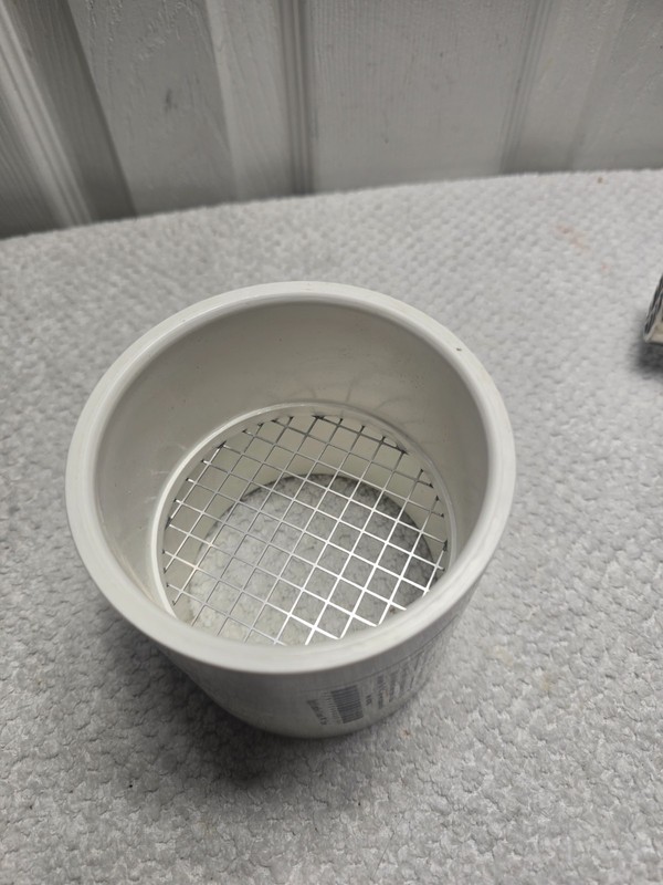 3" PVC Vent Termination Cap w/ Stainless Steel Screen for Furnace Intake Exhaust gallery