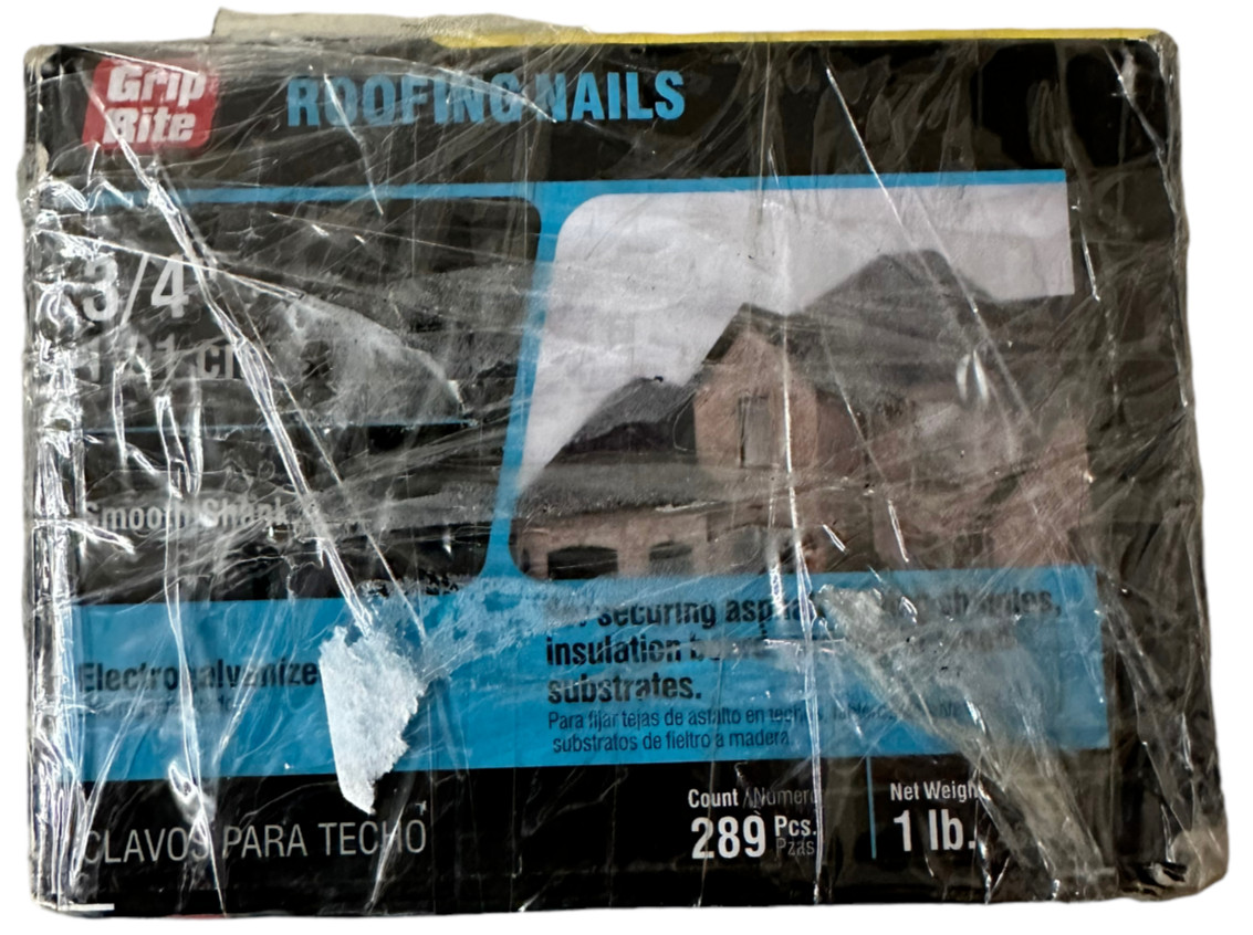 Grip Rite Roofing Nails 3/4" Approximately 8oz package (QTY: ~100 or more) gallery