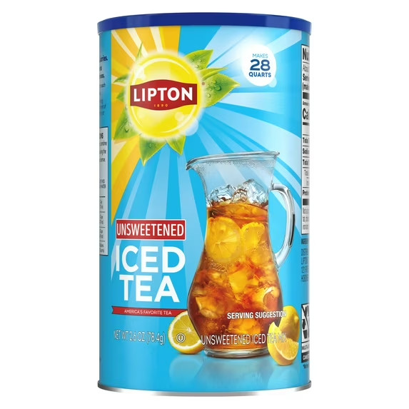 Lipton Unsweetened Black Tea Iced Tea Mix, 28 Quarts (Pack of 1) FREE FAST SHIP gallery