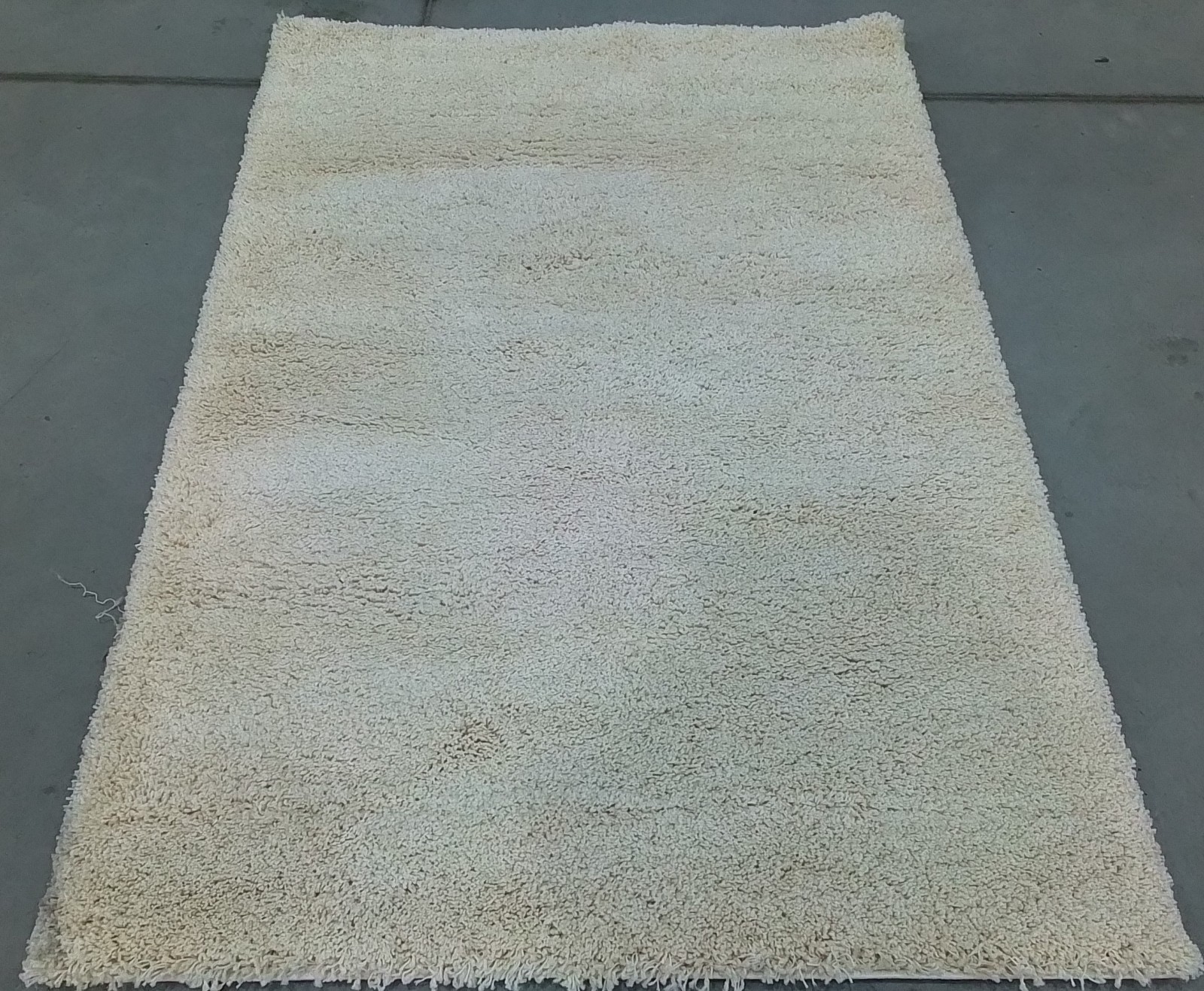 IVORY 4'-0" x 6'-0" Stained Rug, Reduced Price 1172781641 SG180-1212-4 gallery