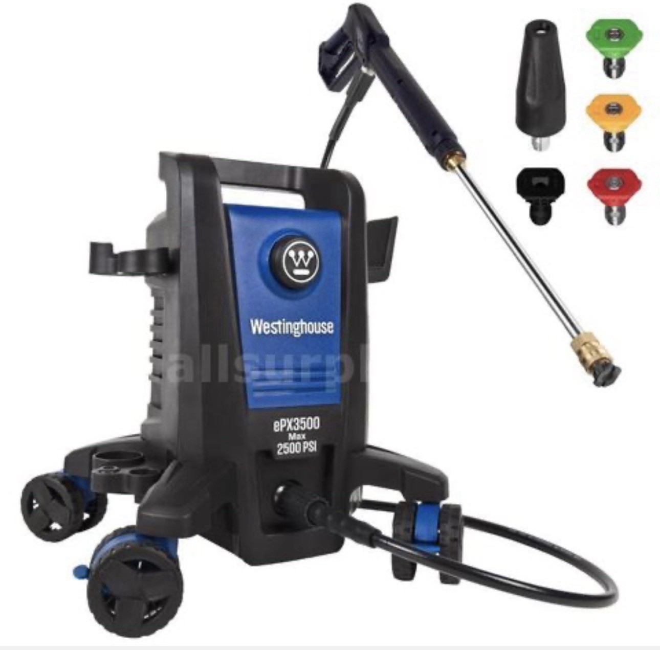 ePX3500 Electric Pressure Washer, 2500 Max PSI 1.76 Max GPM with Anti-Tipping Te gallery