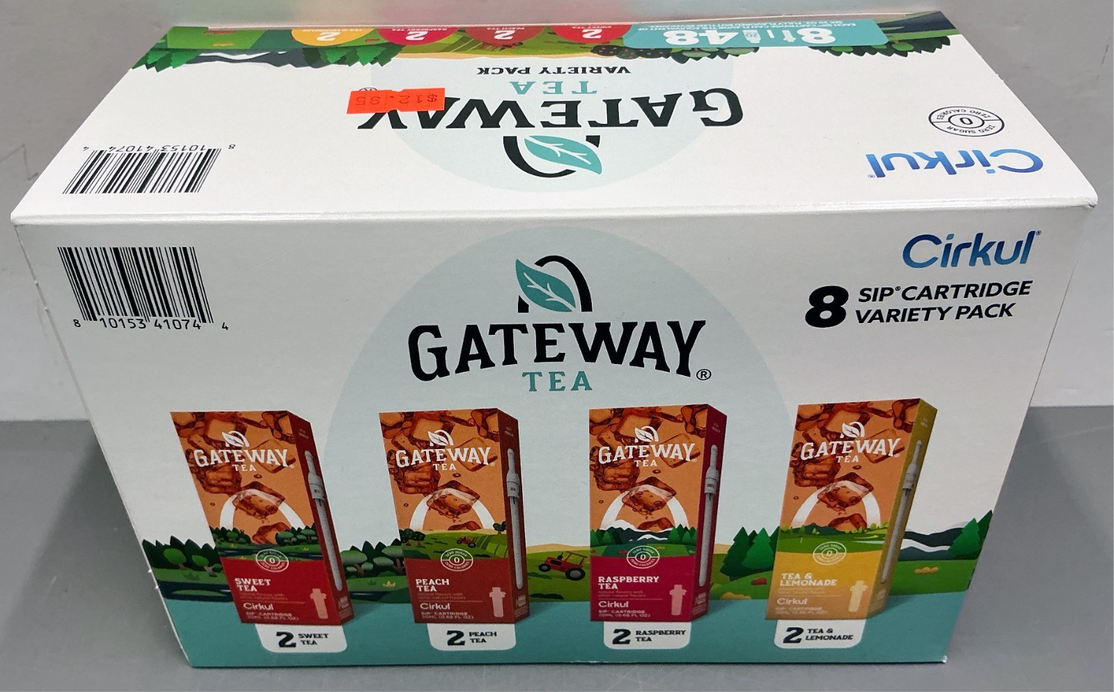 8 Cirkul Gateway Tea Flavored Water Cartridges Variety Sips Pack gallery