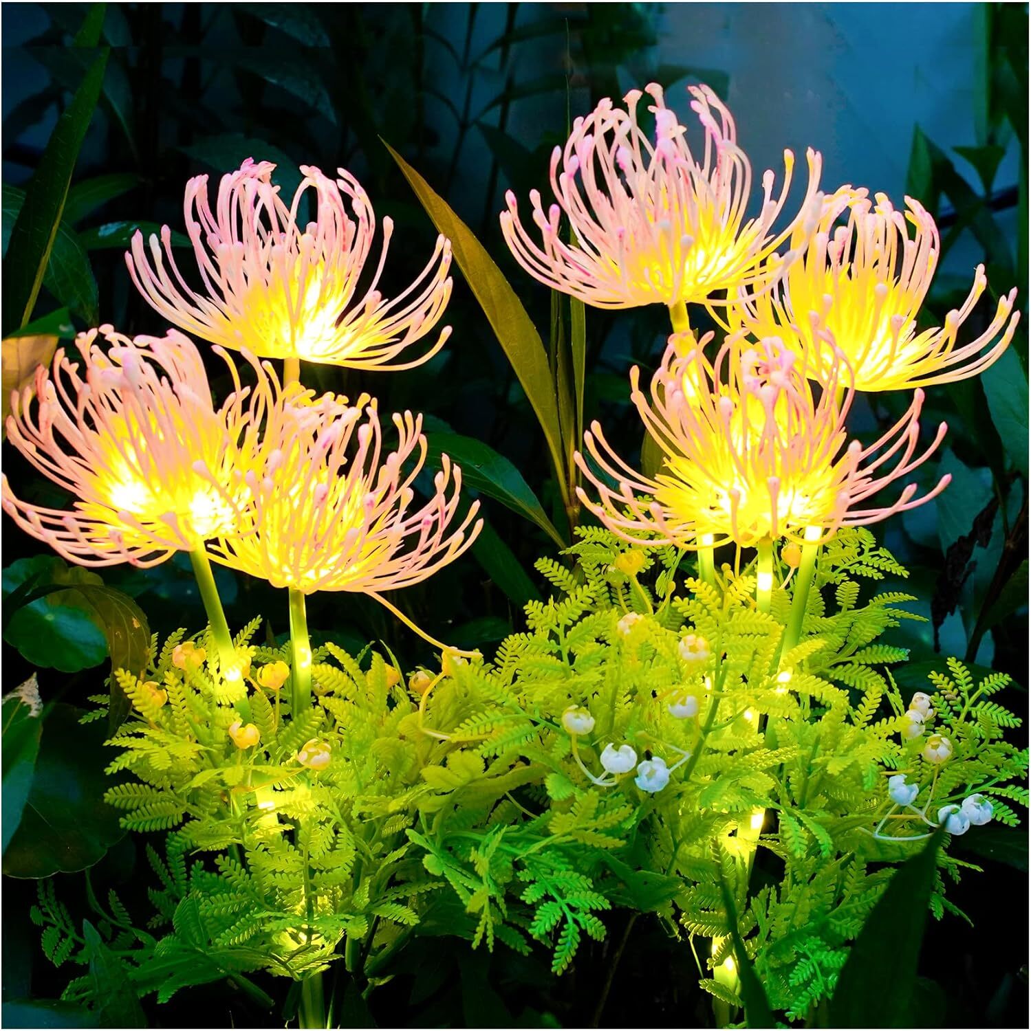 Solar Garden Lights Outdoor Stake Decor LED Lamp Yard Waterproof Patio Flower gallery