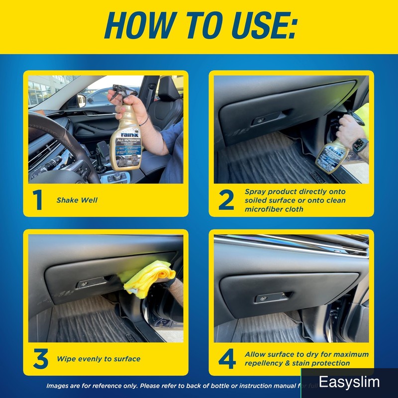 Car Interior Cleaner Protectant UV Protection Non-Greasy Liquid 16oz gallery