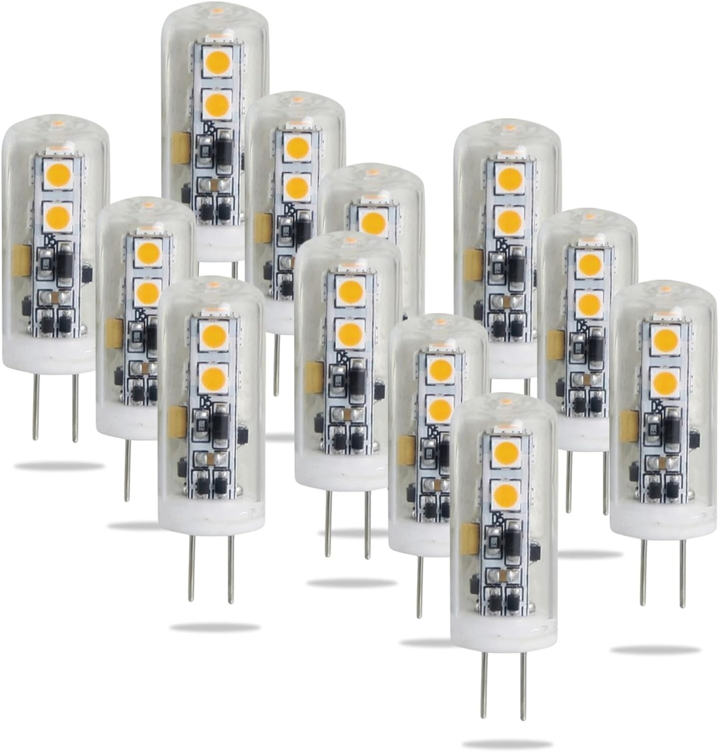 Kichler 12200 - 2 Watt G4 LED Low Voltage Landscape Light Bulb - 3000K (12 Pack) gallery