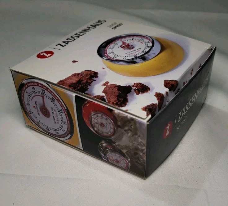 Zassenhaus Timer Speed, Retro, Magnetic, No Batteries, Yellow gallery