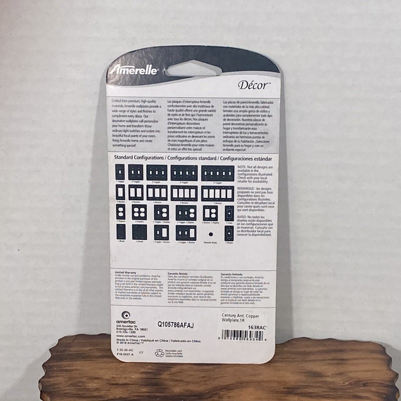 Assorted Metal Light Switch Cover Plates (x4) Mixed Materials, New and Old gallery