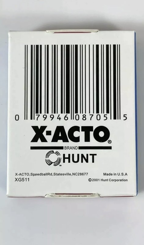 100Pcs for X-ACTO Knife Scoring Sharp #11 Blades EXacto Set Hobby Craft Arts USA gallery