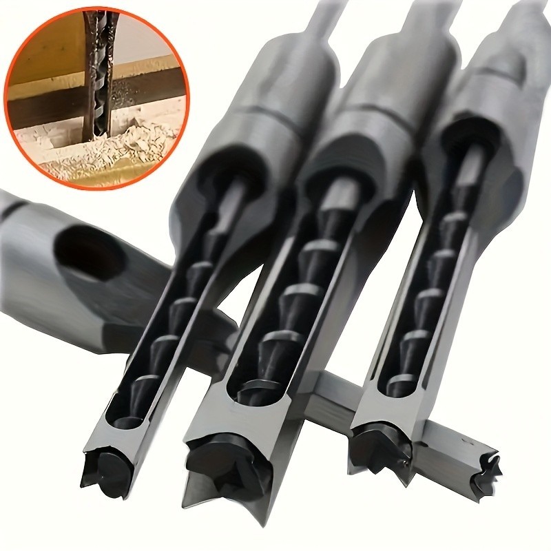Woodworking Square Hole Drill Bit Set - Durable for Wood Drilling Projects gallery