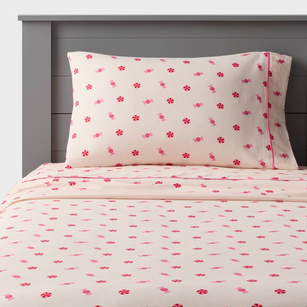 Full Candy Stripes Kids' Cotton Sheet Set - Pillowfort gallery