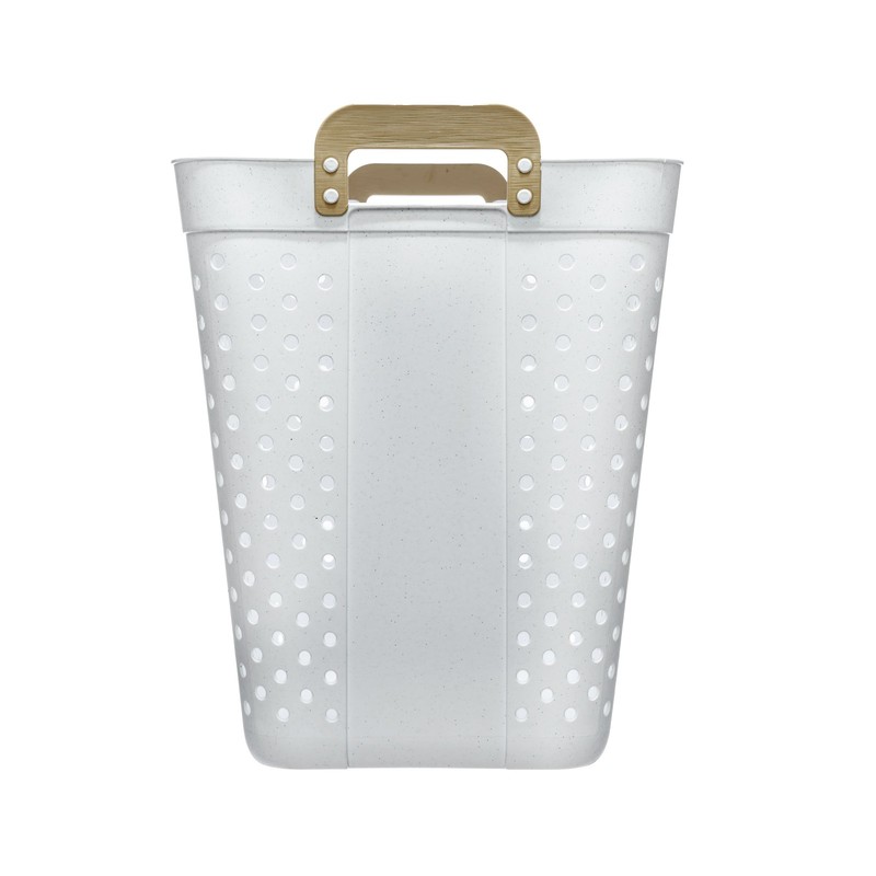 2 Bushel Flex Rectangular Decorative Basket Tote White gallery