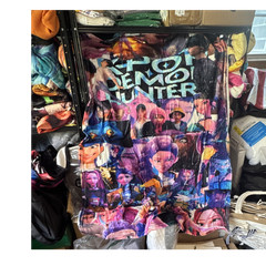 Demon Hunter Anime Multicolor Fleece Throw Blanket Rectangular No Closure