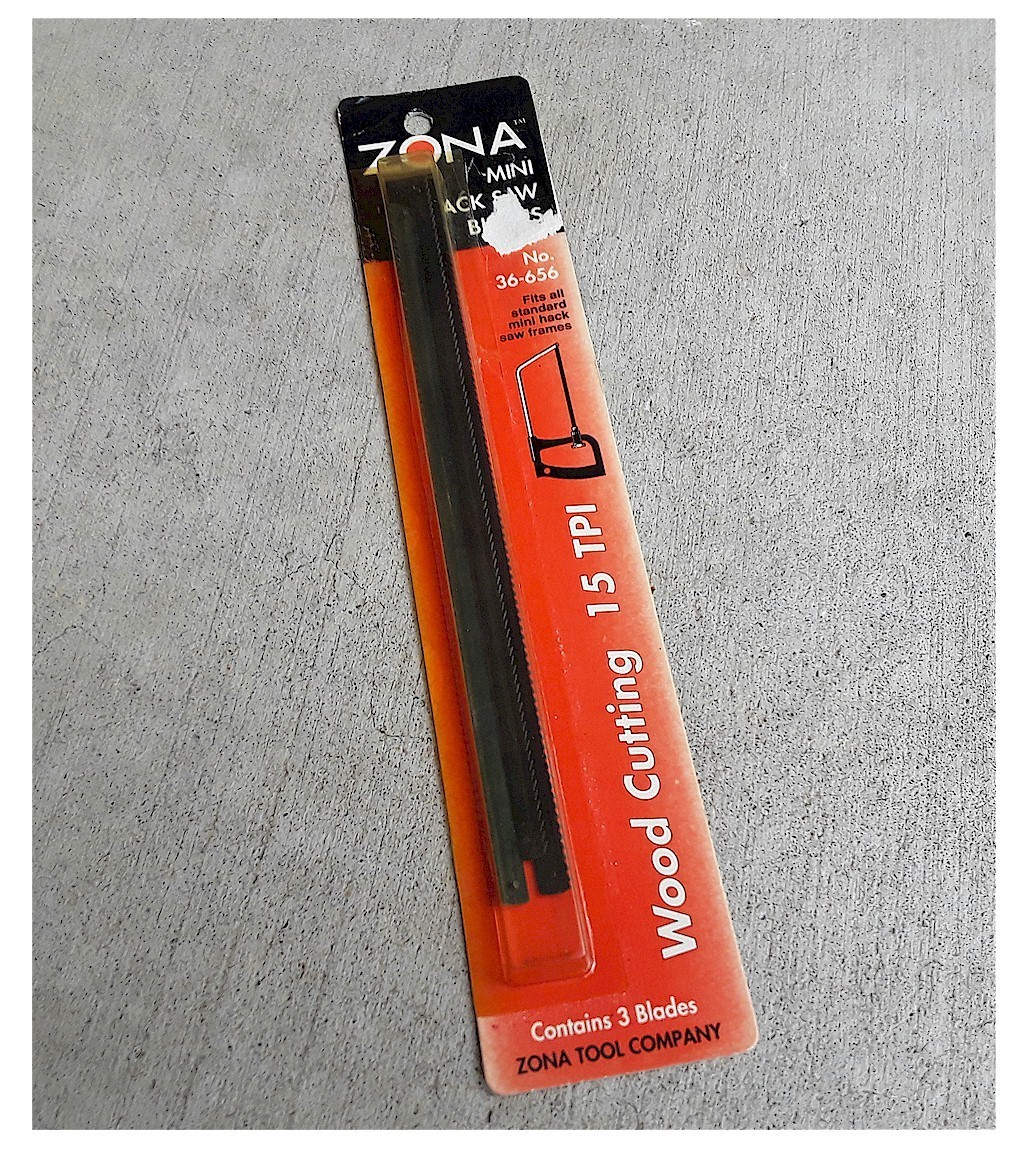 Zona Tools Mini-Junior Hack Saw Replacement Blade 3-Pack 6in Long x 5-3/4 36-656 gallery