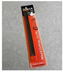 Zona Tools Mini-Junior Hack Saw Replacement Blade 3-Pack 6in Long x 5-3/4 36-656