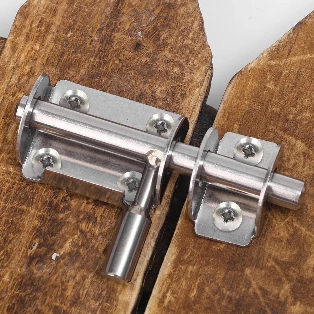 NEW 1PC Sliding Bolt Door Latch Lock Hasp Gate Toilet Safety Home Hardware gallery
