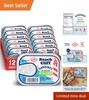 No Salt Added Sardines - Wild Caught, 45 oz Pack of 12, Gluten Free gallery