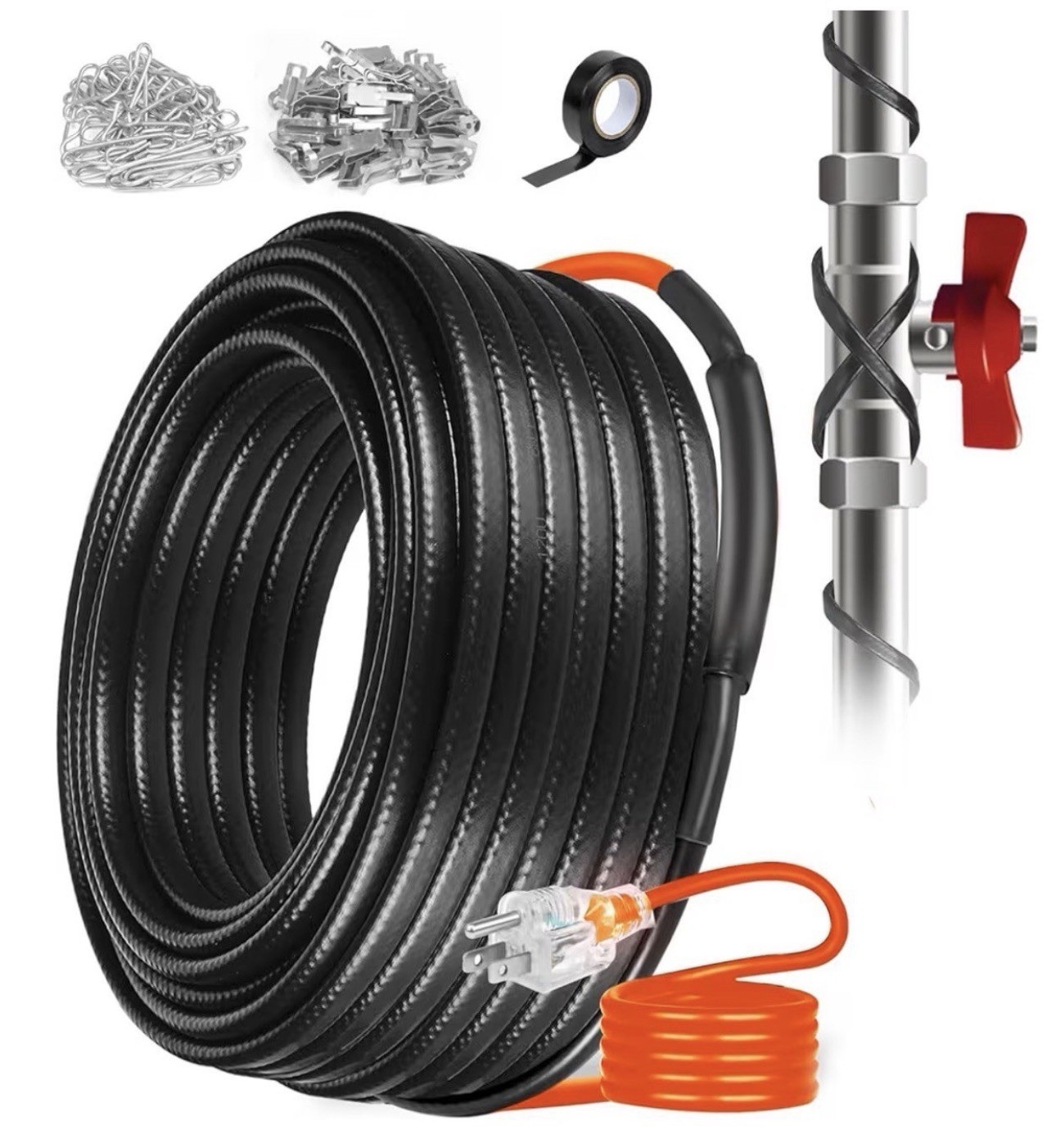 160FT Heating Cable for Metal and Plastic Home Pipes gallery
