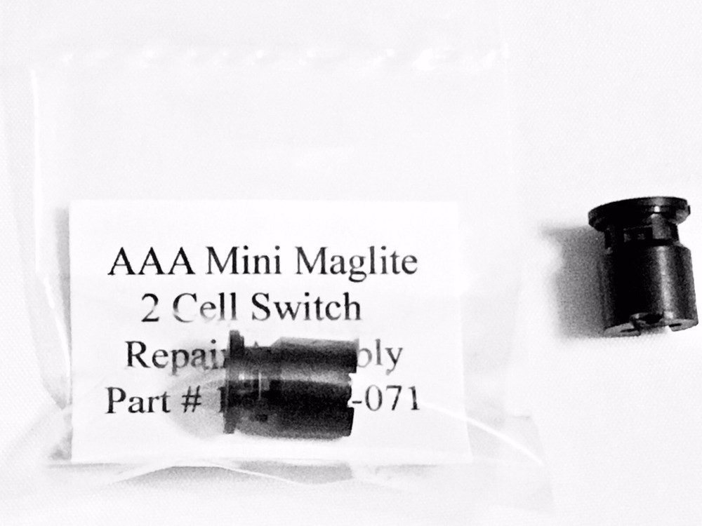 AAA 2 Cell Mini Maglite Repair Switch Assembly Part # 108-000-071