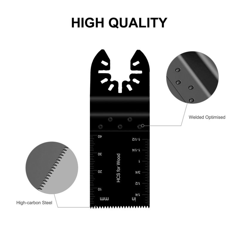20XUniversal Saw Blades Oscillating Multi Tool Wood Metal Plastic Cut For Makita gallery