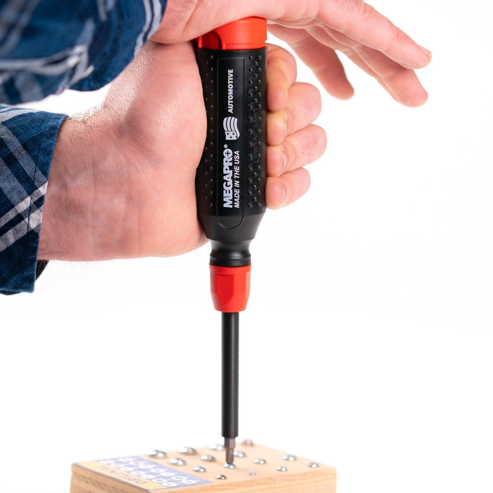 Megapro Automotive Multi Bit Screwdriver Phillips Flat Torx Valve Tool 1/4 Drive gallery
