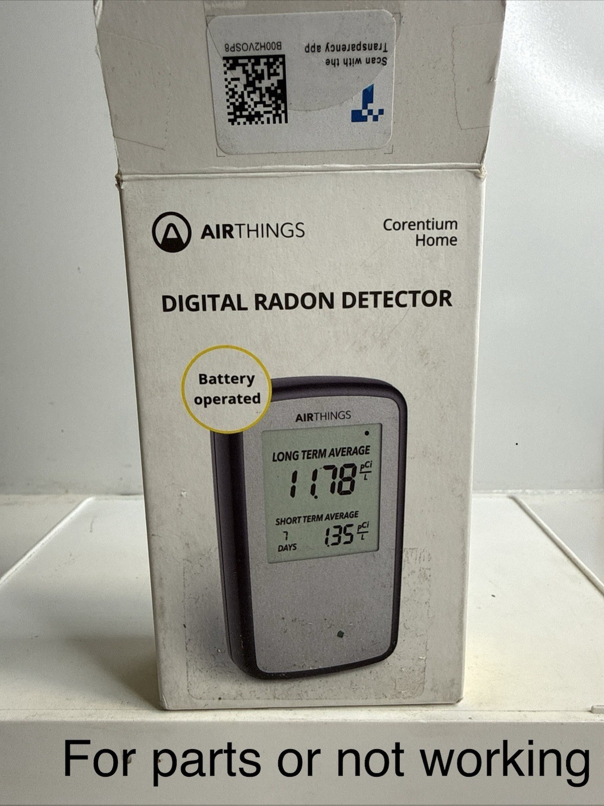 Airthings Corentium Home Radon Detector - Replacement gallery