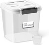 Rice Container - Flour Rice Dispenser 20lbs/10kg/10.6qt Food Grain Cereal Bins gallery