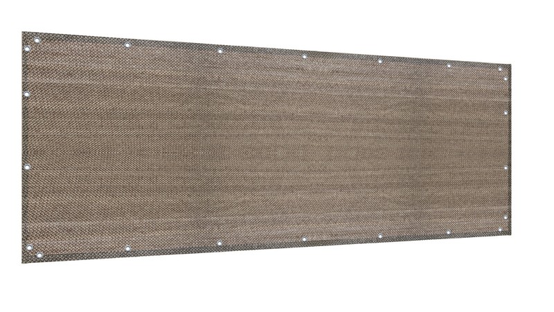 Alion Home© 3 FT Tall Custom Length Walnut Patio & Balcony Privacy Screen gallery