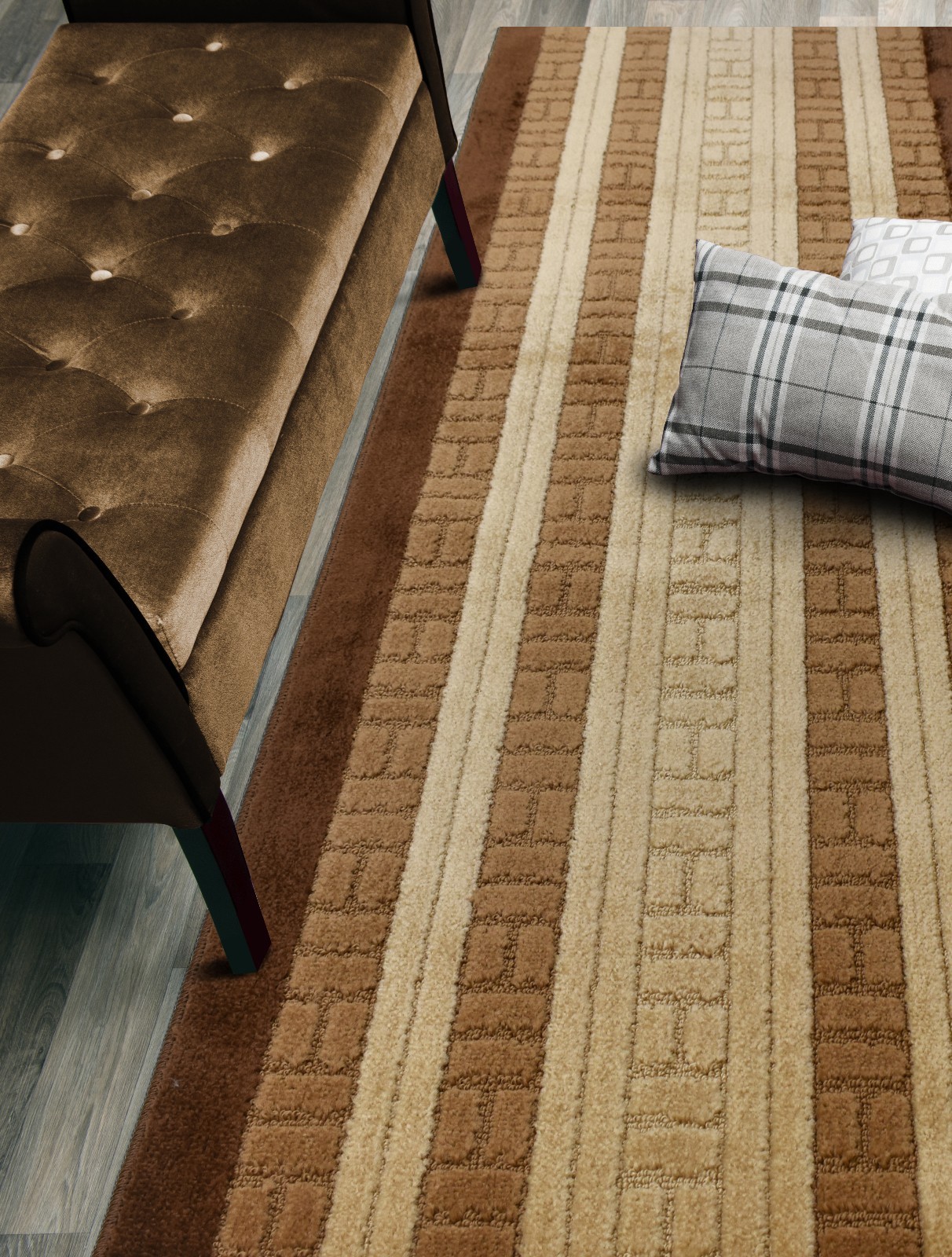 Custom Size Runner Rug, Slip Resistant, 26 Inch Wide X Your Choice of Length gallery
