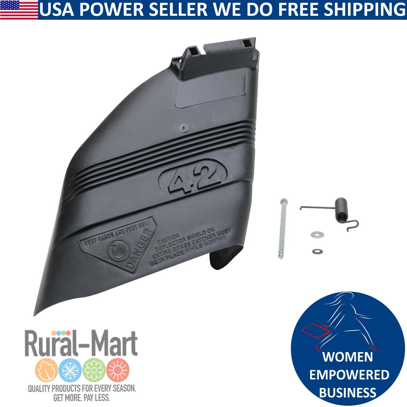 NEW 42” DEFLECTOR SHIELD W/MOUNTING HARDWARE 532130968 FOR HUSQVARNA gallery