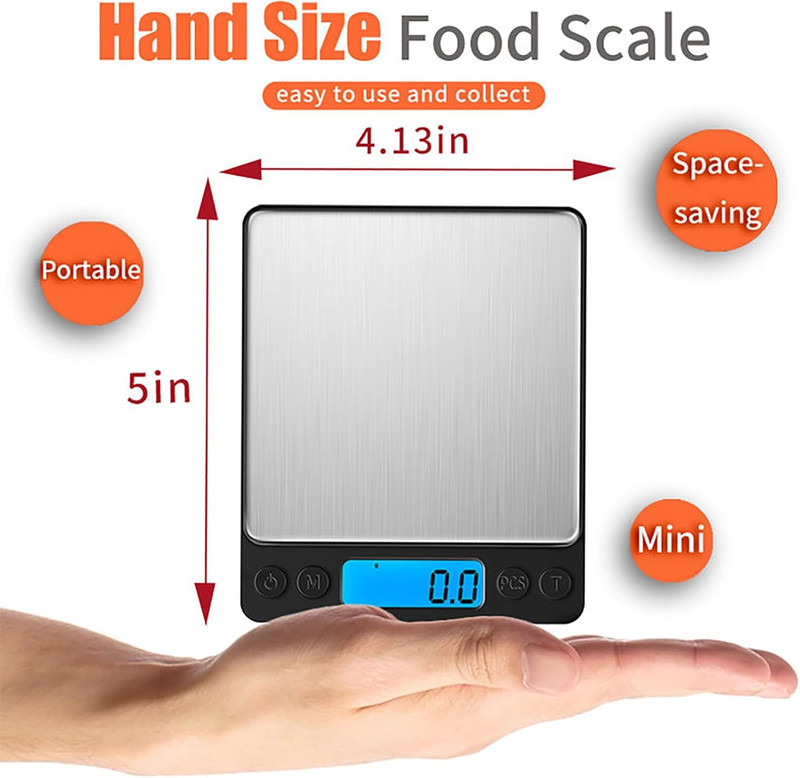 Upgraded Digital Kitchen & Jewelry Scale � 3000G / 0.1G Precision LCD Display gallery
