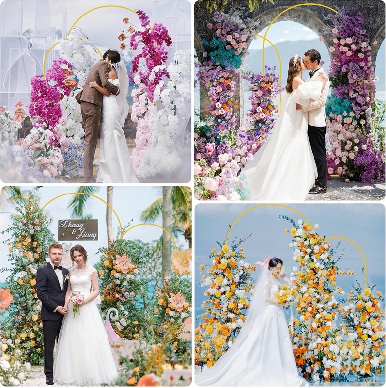 White Chiffon Wedding Arch Draping Fabric 30”x20ft Sheer Backdrop Curtain gallery