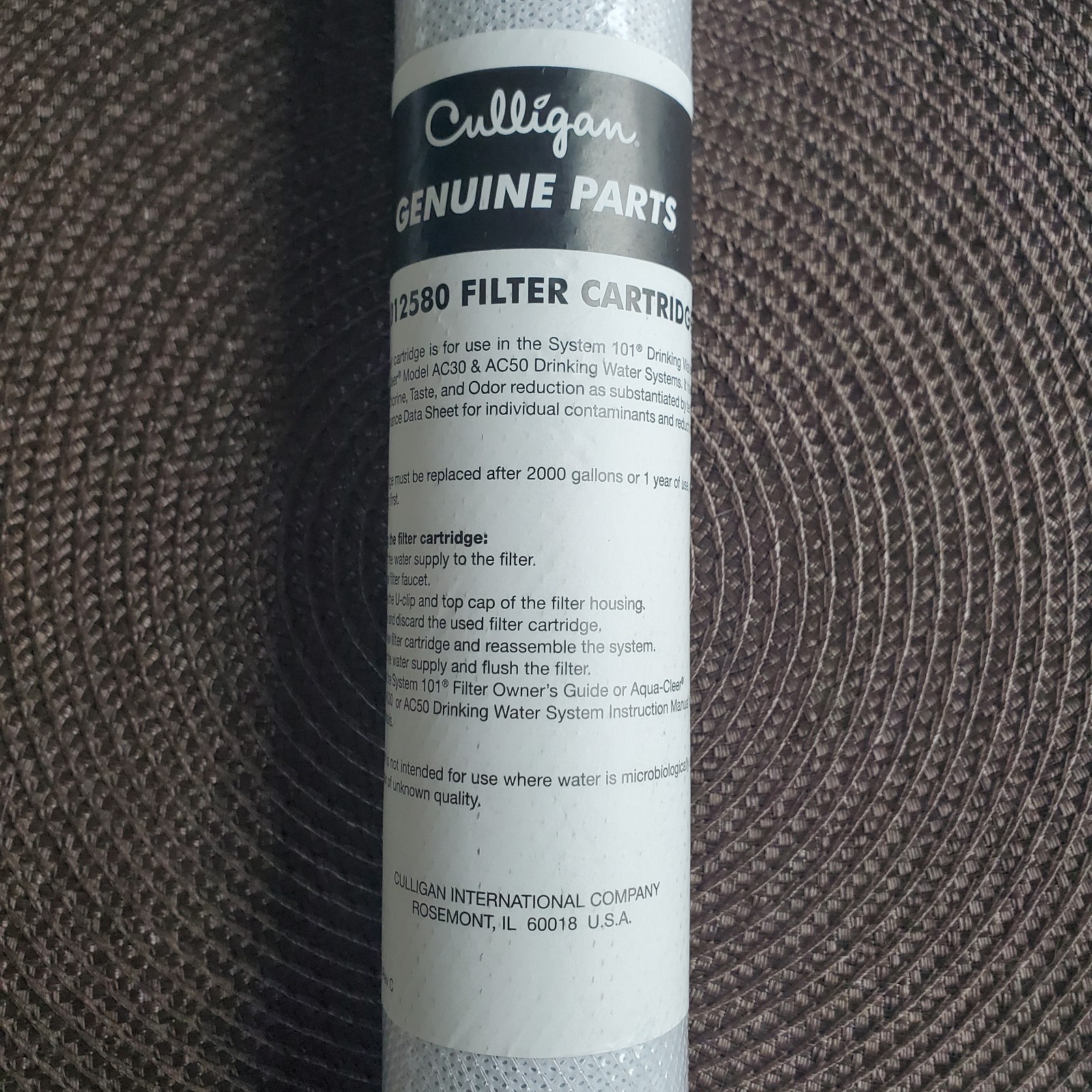 Culligan 01012580 Filter Cartridge Under Sink System 101 AquaCleer Brita Maxtra+ gallery