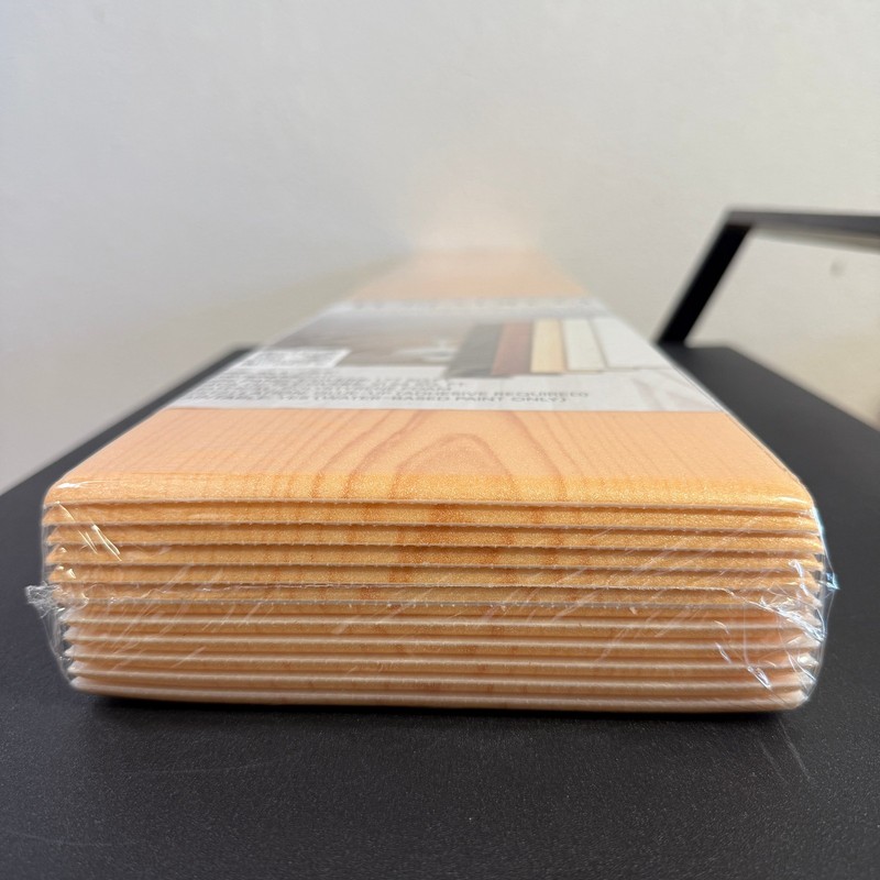 DIY Styrofoam Ceiling planks/Panels Pine - Glue up on popcorn. Pack of 120 pcs gallery