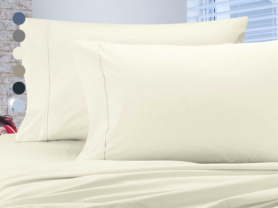 4-Piece: Luxury Home 1000 Thread Count Egyptian Cotton Sheet Sets gallery