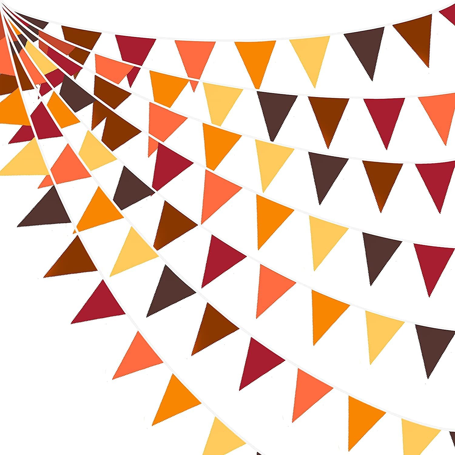 10M/32.8Ft Fall Bunting Banner Party Decoration Fabric Pennant gallery