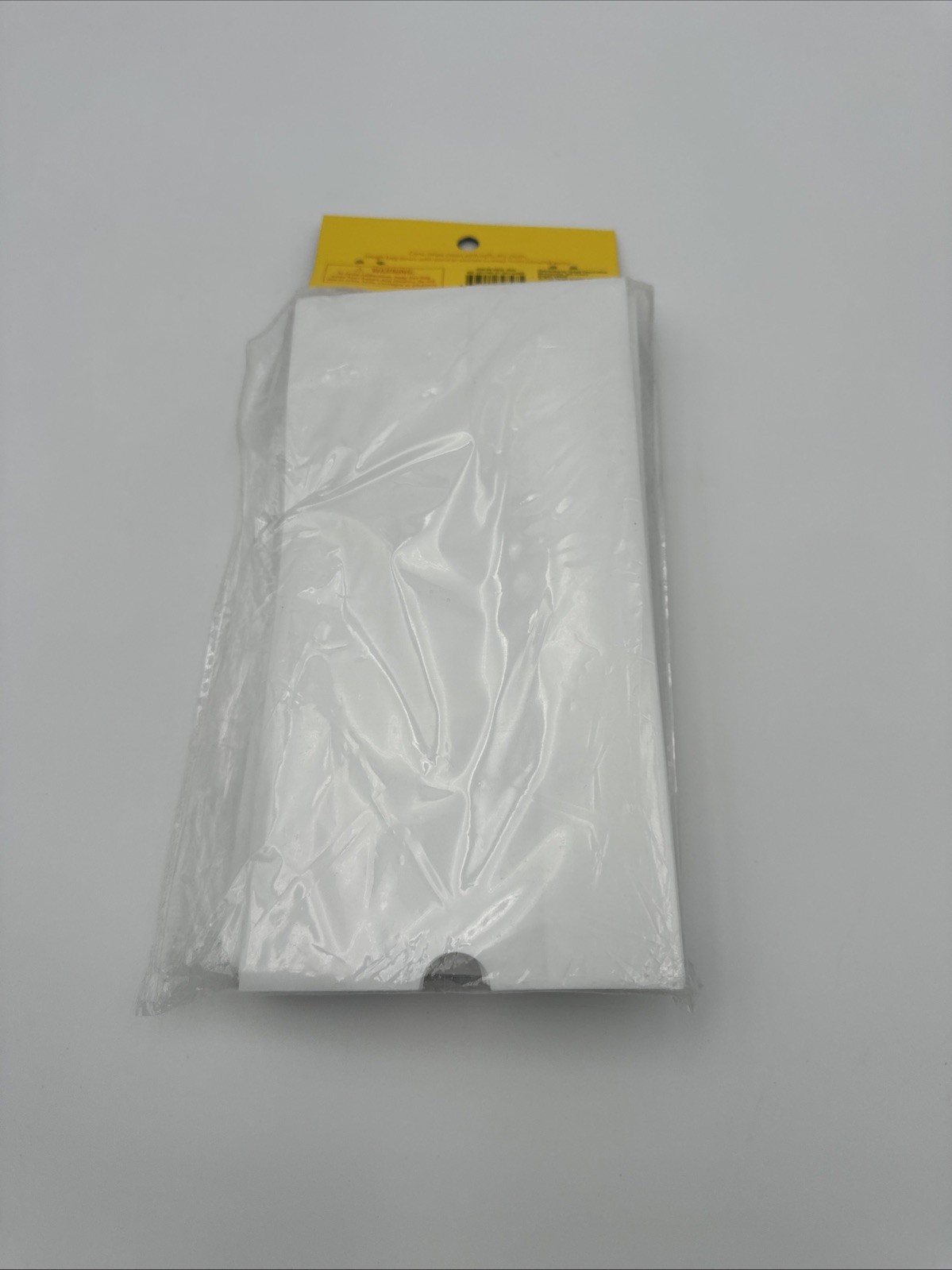 Sun Squad Indoor/Outdoor Luminary Bags White Reusable Resin 6 Pack 10”x 5”x3” gallery