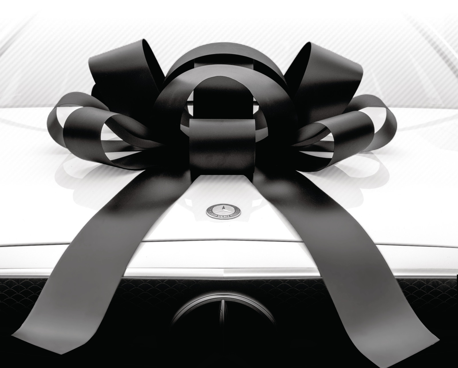 CarBowz Magnetic Car Bow Large 4ft Black Color gallery