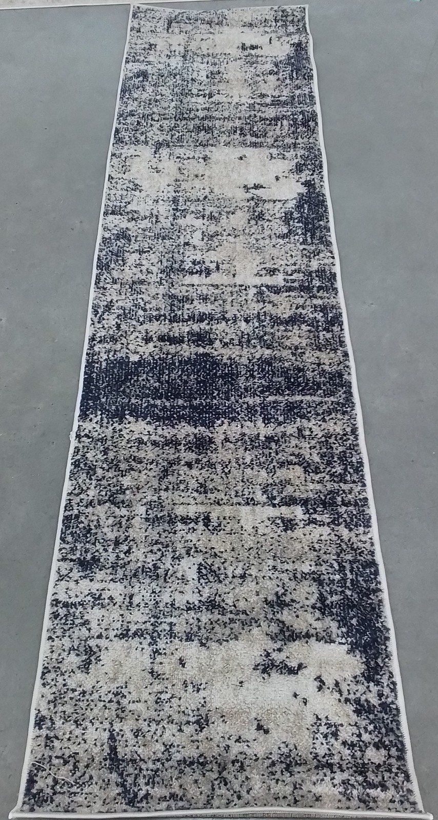GOLD / NAVY 2'-1" x 8'-0" Broken Thread Rug, Reduced Price 1172797460 ADR207C-28 gallery